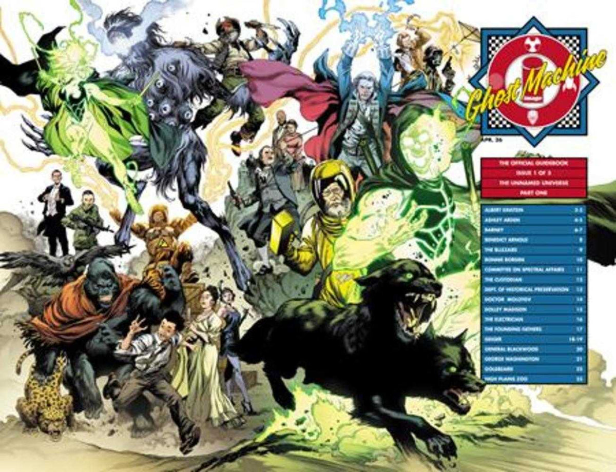 Ghost Machine: The Official Guidebook #1 (Cover C Ivan Reis Variant)