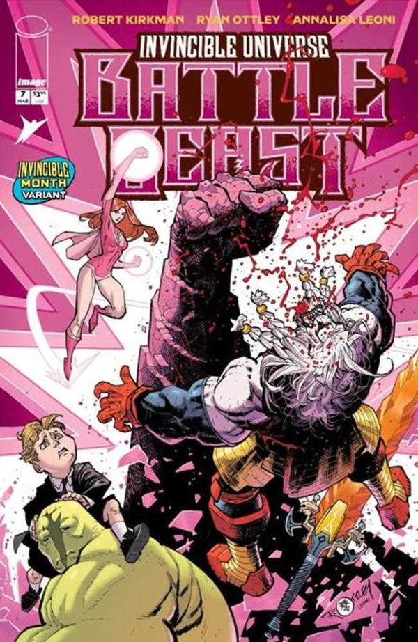 Invincible Universe: Battle Beast #7 (Cover H Ryan Ottley Invincible Team-Up Variant)