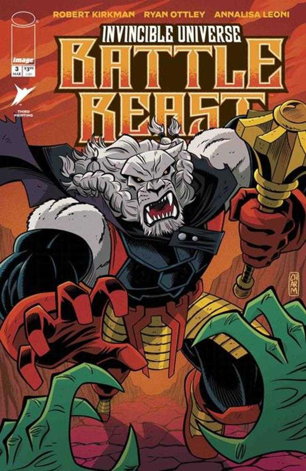 Invincible Universe: Battle Beast #3 (3rd Printing Derek Charm)
