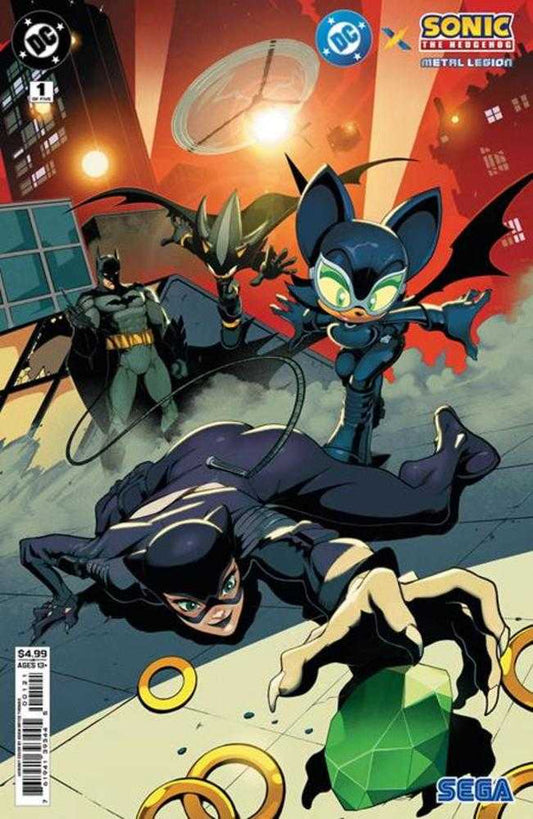 DC x Sonic the Hedgehog: The Metal Legion #1 (Cover B Adam Bryce Thomas Variant)