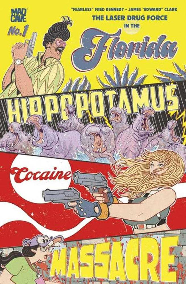 The Florida Hippopotamus Cocaine Massacre #1 (3rd Printing James Edward Clark Foil Variant)