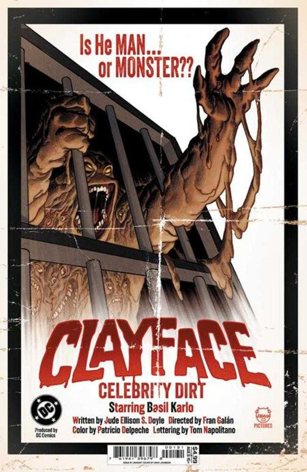 Clayface: Celebrity Dirt #1 (Cover C Dave Johnson Variant)