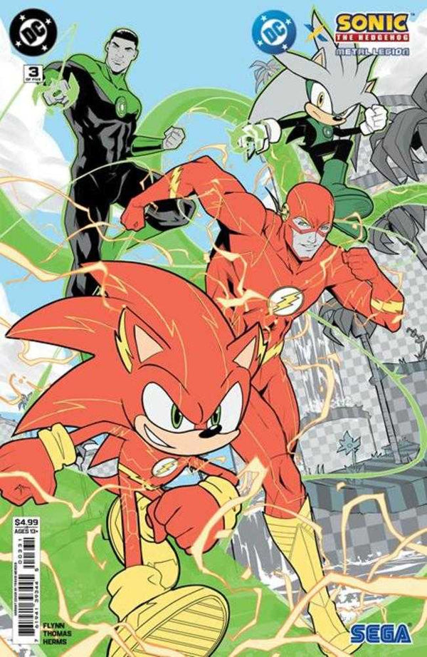 DC x Sonic the Hedgehog: The Metal Legion #3 (Cover C Travis Mercer Variant)