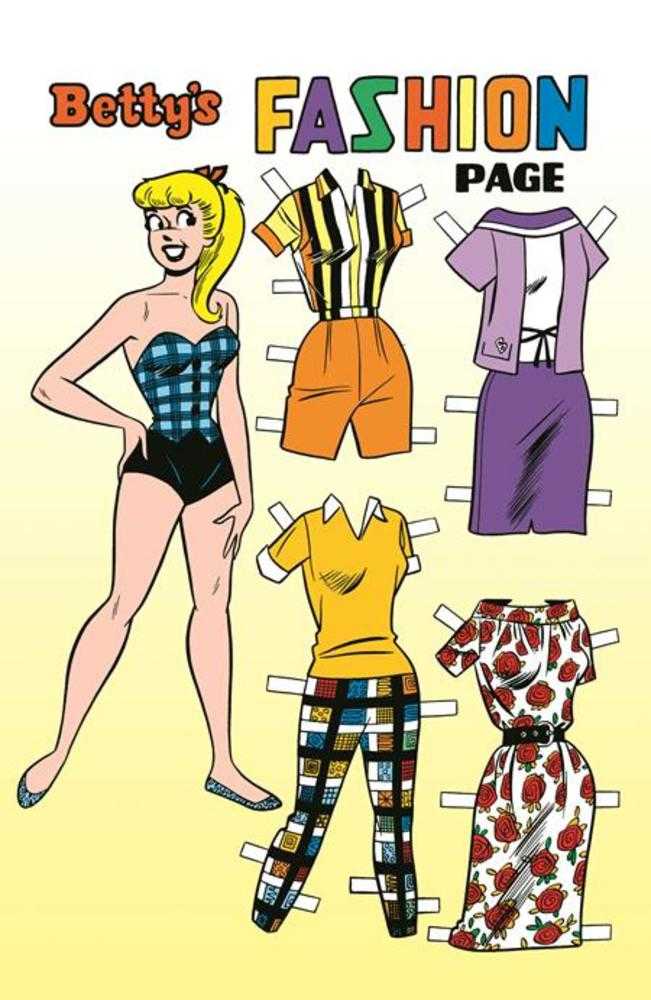 Archie Comics 85th Anniversary Presents: Betty and Veronica Fashion Pages #1 Cover E Dan DeCarlo Betty Foil Variant