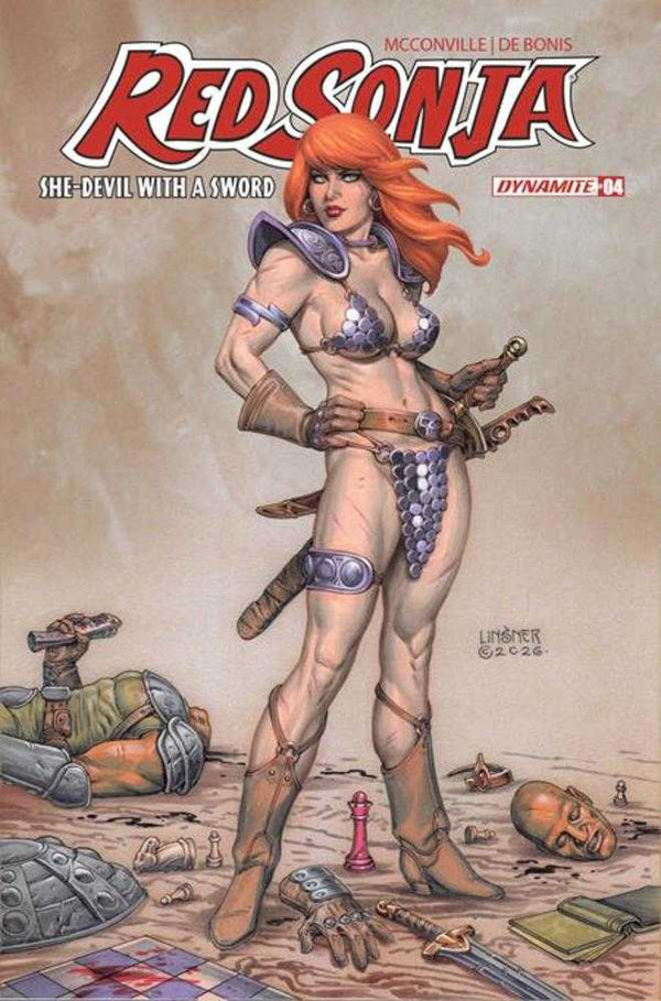 Red Sonja: She-Devil with a Sword #4 (Cover C Joseph Michael Linsner Variant)