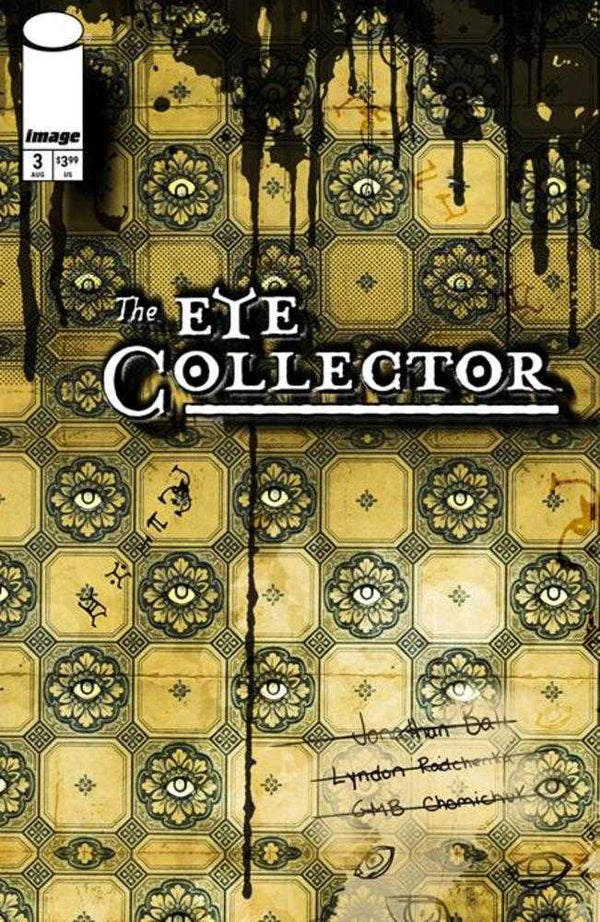 The Eye Collector #3 Cover B G. M. B. Chomichuk Ink Drip Variant