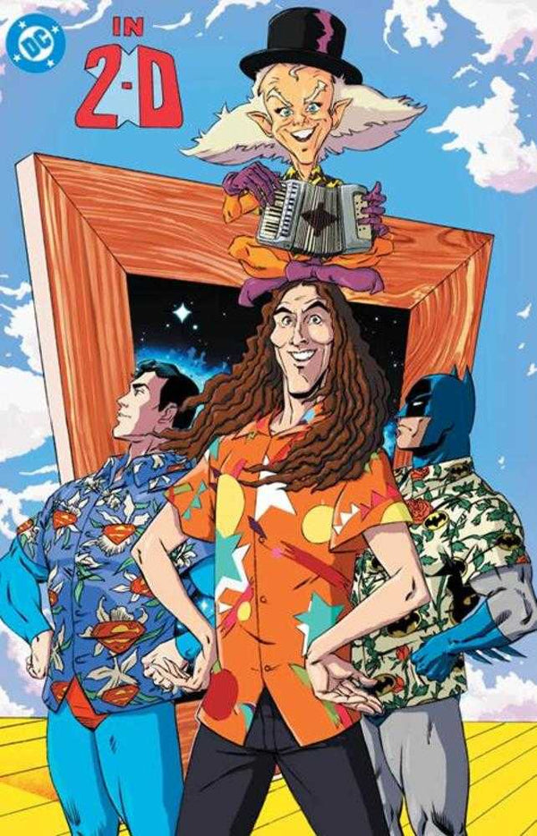 Batman / Superman / Weird Al: World's Weirdest #1 Cover E Dan Schoening Foil Virgin Variant