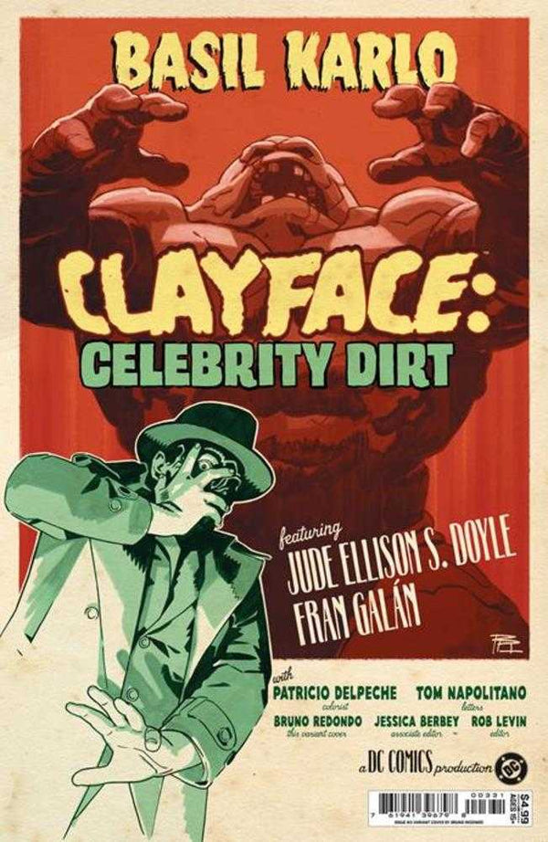 Clayface: Celebrity Dirt #3 Cover C Bruno Redondo Variant