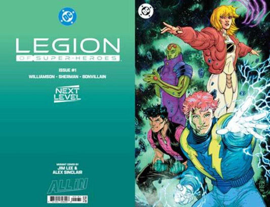 Legion of Super-Heroes #1 Cover G Jim Lee Foil Virgin Variant