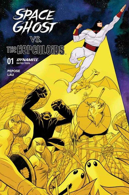 Space Ghost vs. the Herculoids #1 Cover B Drew Moss Variant