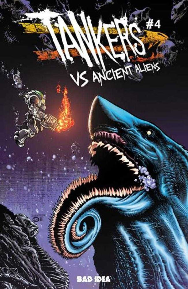 Tankers vs. Ancient Aliens #4 Cover B Joshua Derstine Variant