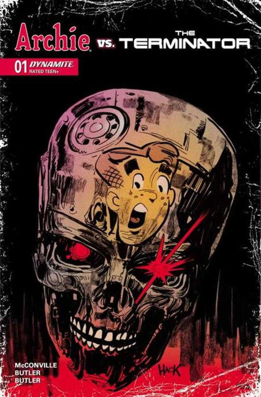 Archie vs. the Terminator #1 Cover C Robert Hack Variant