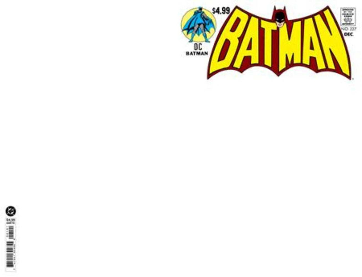 Batman #227 Facsimile Edition 2026 Blank Variant