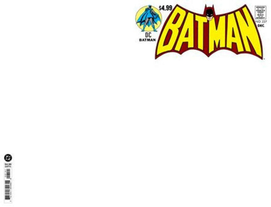Batman #227 Facsimile Edition 2026 Blank Variant