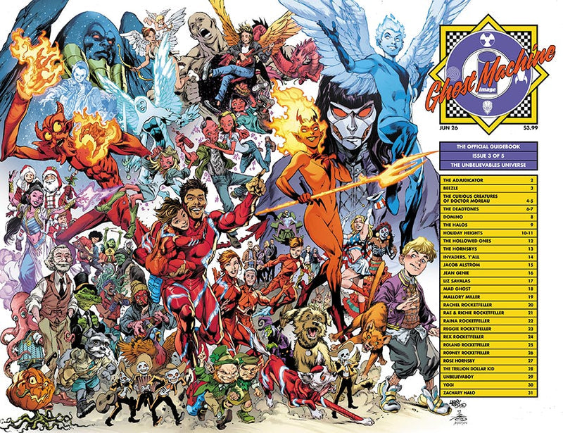 Ghost Machine: The Official Guidebook #3 (Cover C Ivan Reis Variant)