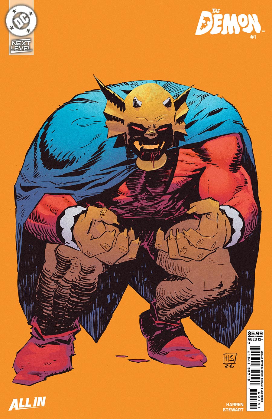 The Demon #1 Cover D Hayden Sherman Next Level Variant