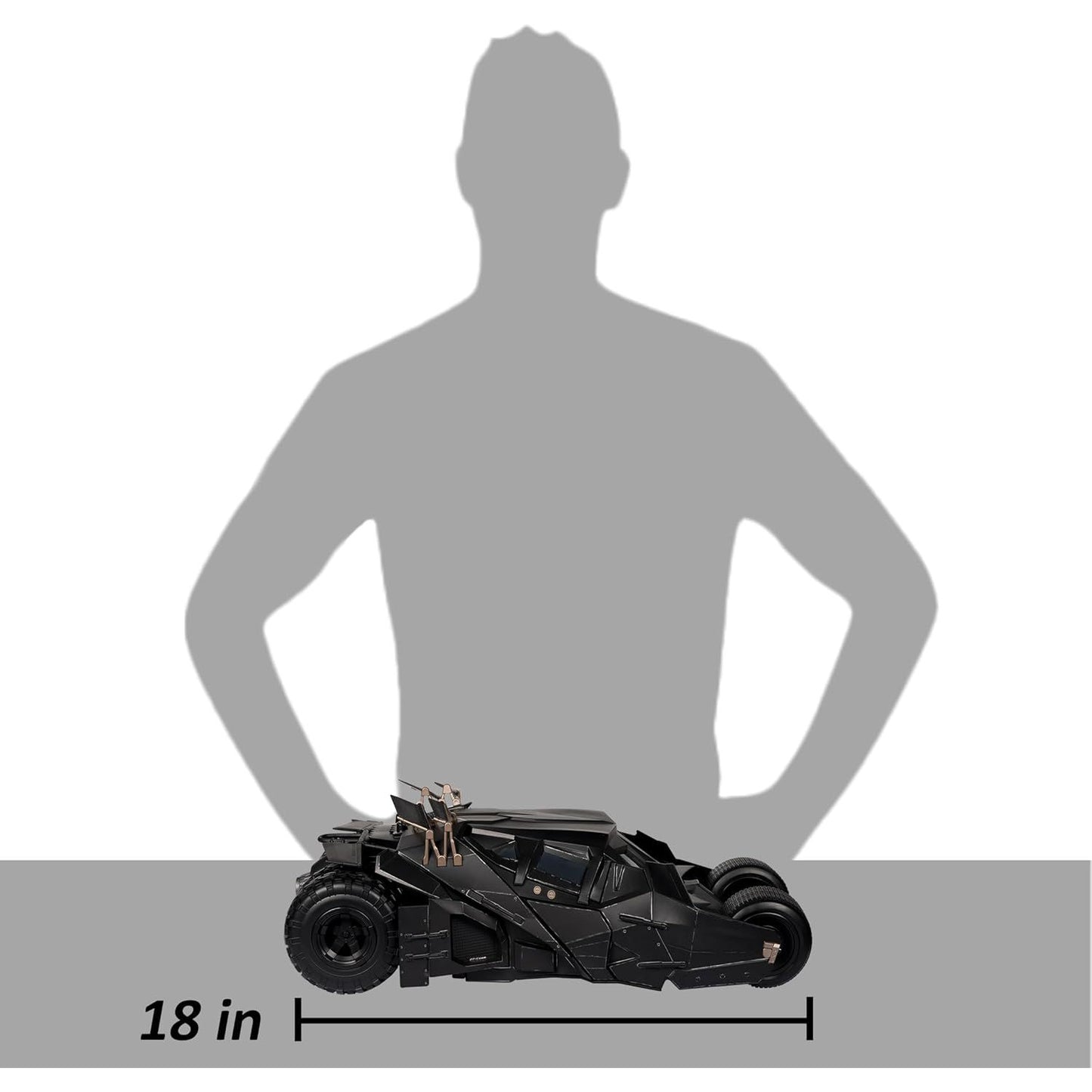 DC Multiverse - Vehicles - Tumbler with Lucius Fox (The Dark Knight Trilogy)