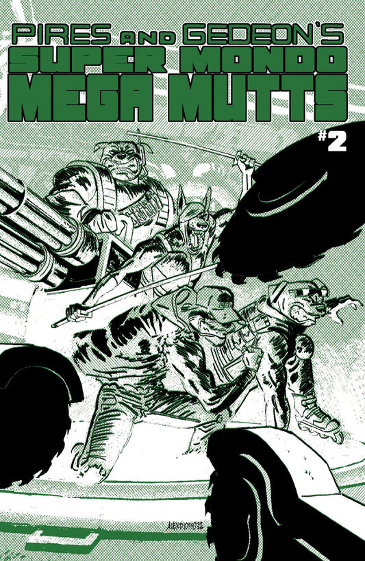 Super Mondo Mega Mutts #2 Cover B Alex Diotto Variant