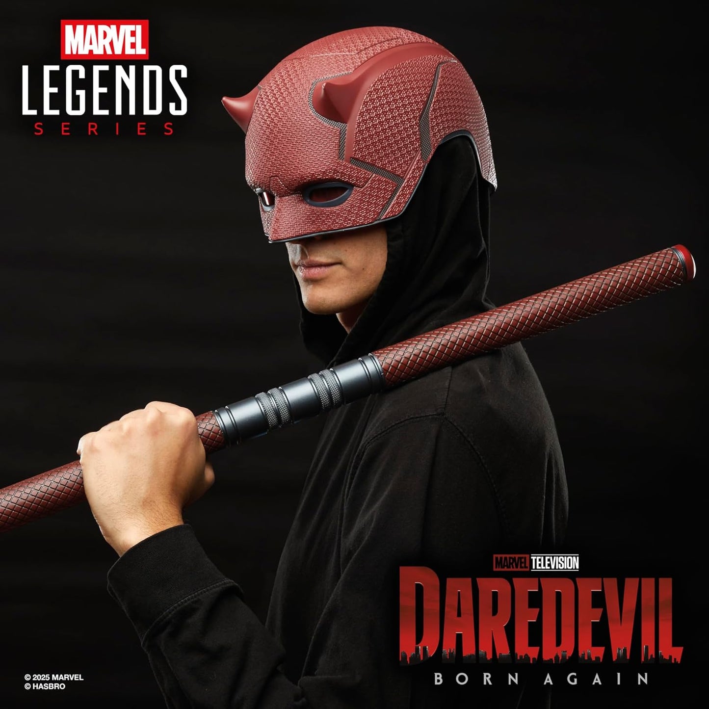 Marvel Legends - Daredevil: Born Again Premium Roleplay Mask and Billy Club