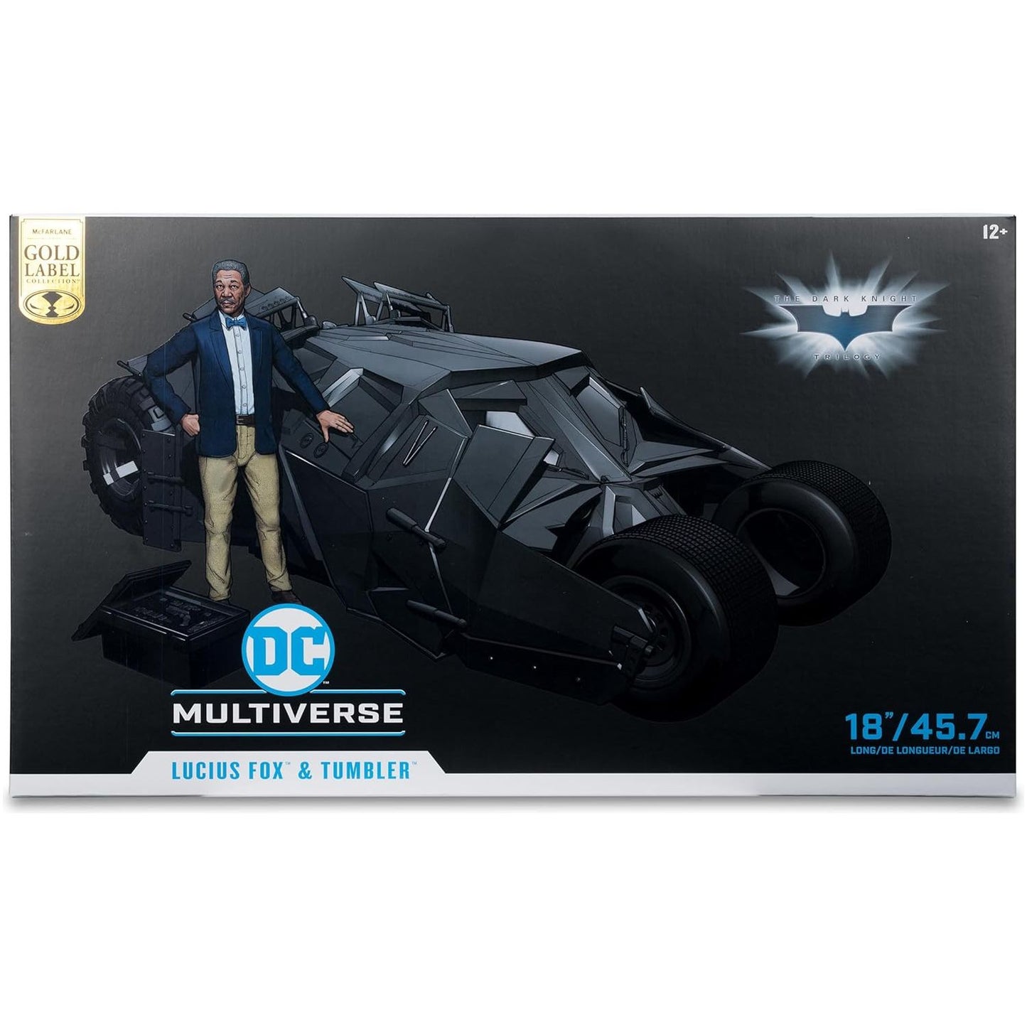 DC Multiverse - Vehicles - Tumbler with Lucius Fox (The Dark Knight Trilogy)