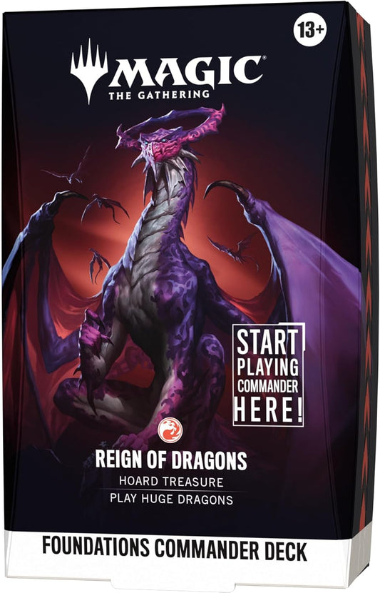 Magic: The Gathering - Foundations - Reign of Dragons Commander Deck