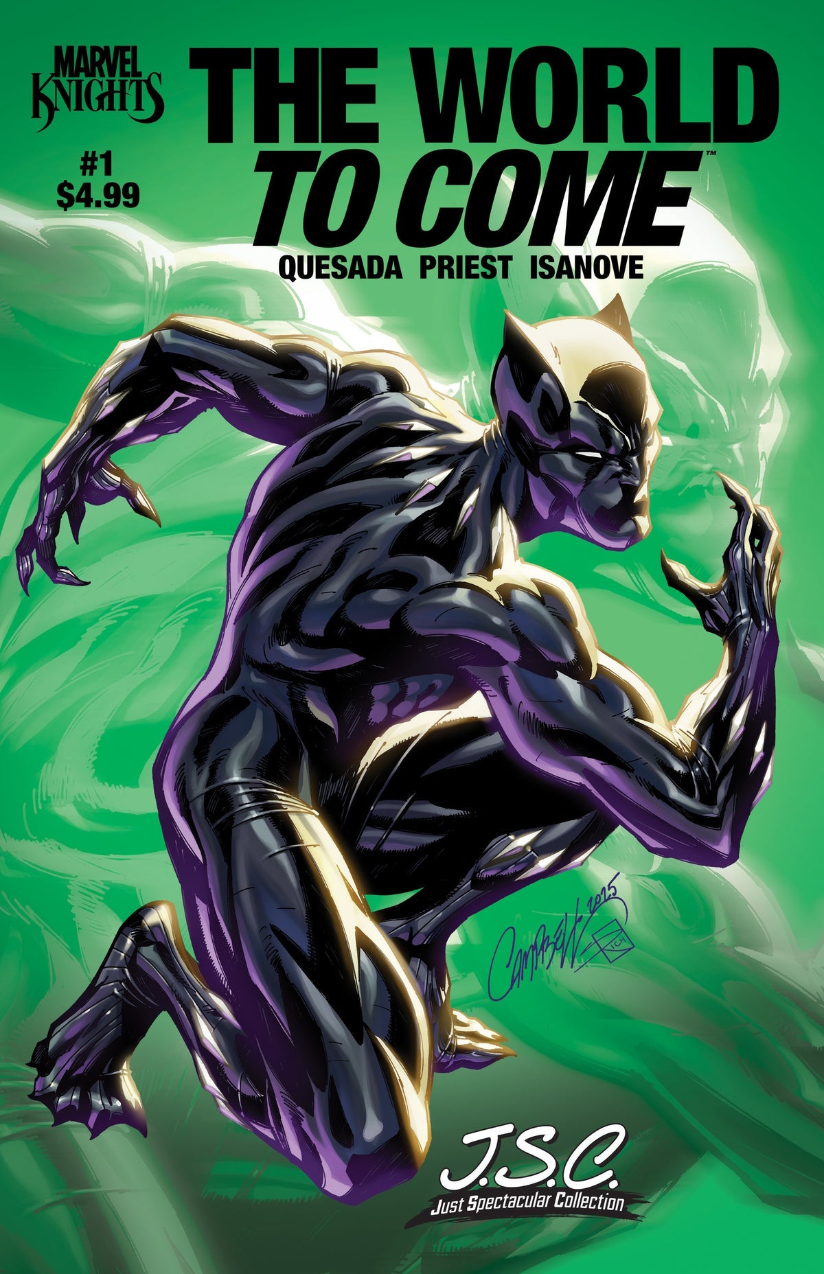 Marvel Knights: The World to Come #3 (J. Scott Campbell 'Just Spectacular Collection' Cover)