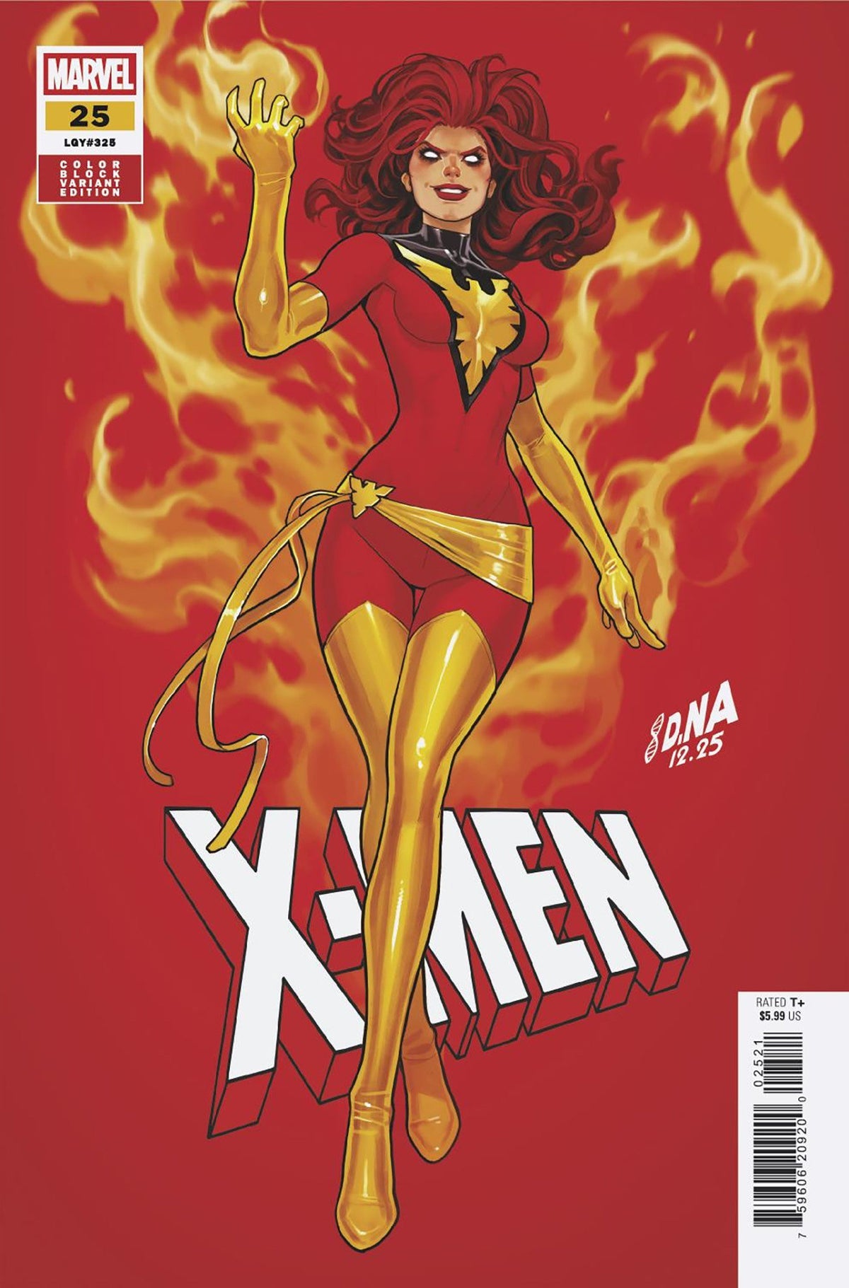 X-Men #25 (David Nakayama Color Block Red Variant)