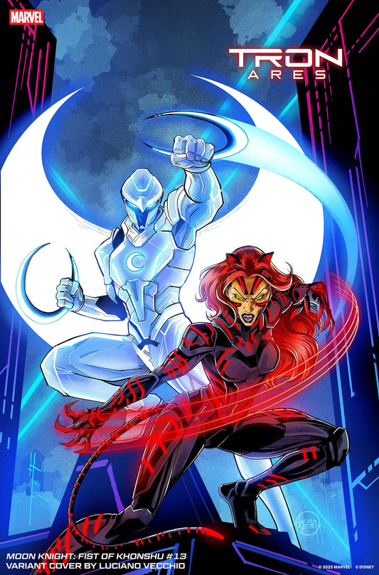Moon Knight: Fist of Khonshu #13 (Luciano Vecchio 'Tron: Ares' Cover)