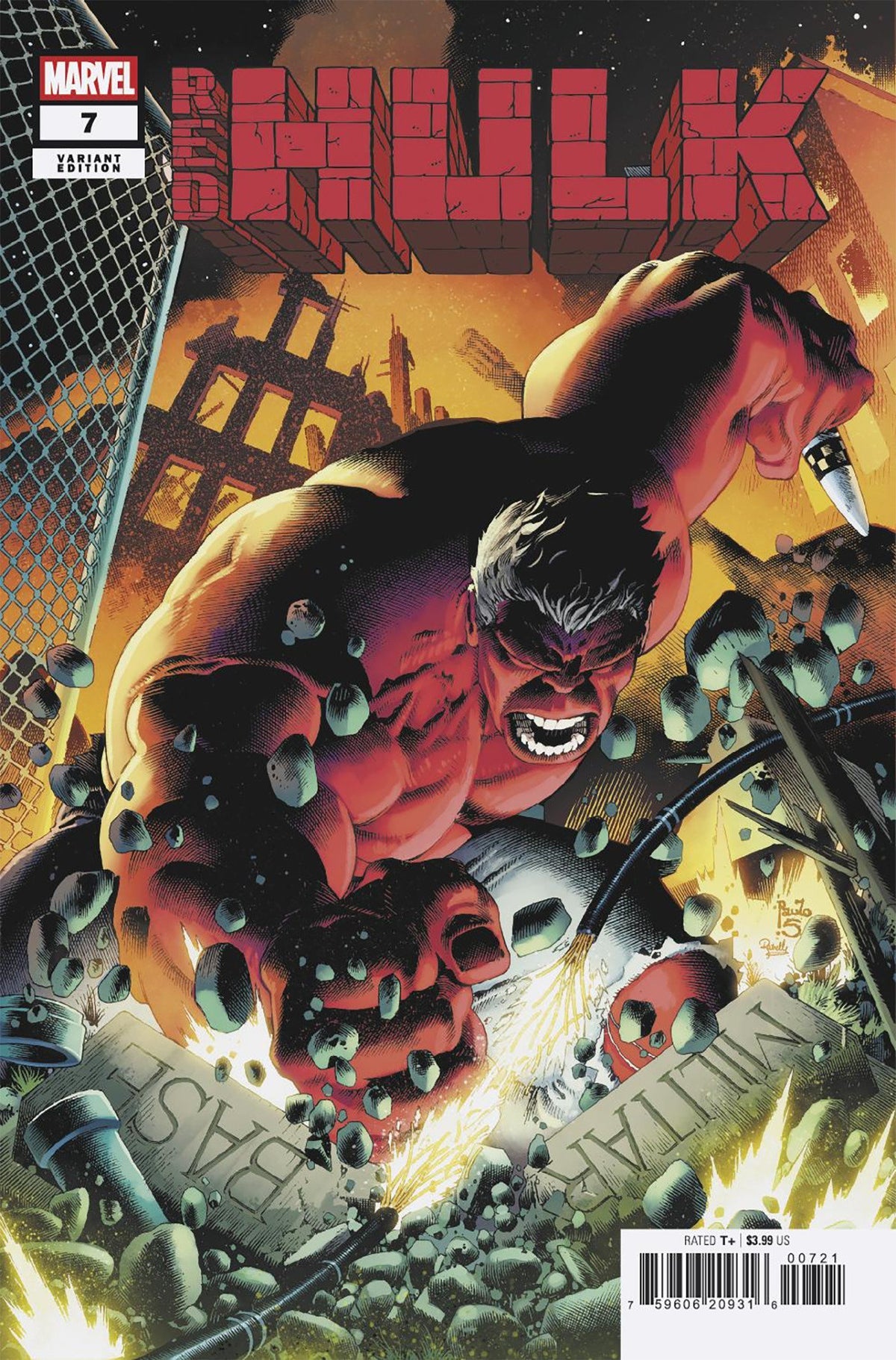 Red Hulk #7 (Paulo Siqueira Cover)