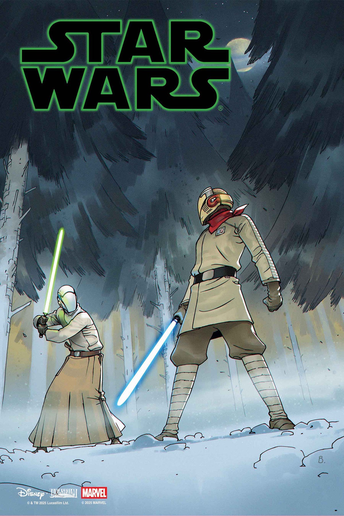 Star Wars #8 (Bengal Luke Skywalker & Leia Organa Jedi Knights Variant)