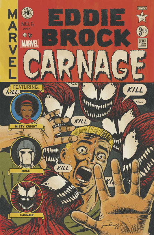 Eddie Brock: Carnage #6 (Jim Rugg 'Retrovision' Cover)