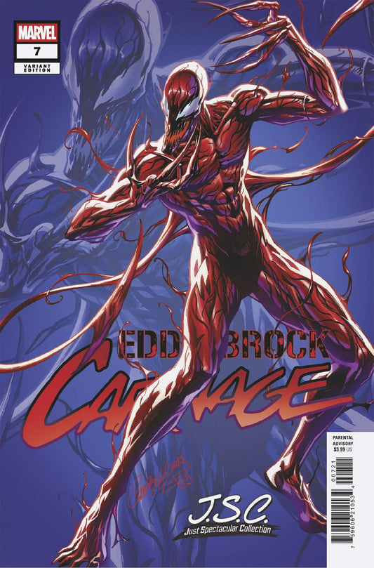 Eddie Brock: Carnage #7 (J. Scott Campbell 'Just Spectacular Collection' Cover)