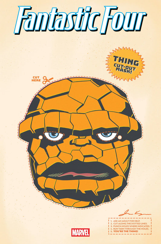 Fantastic Four #3 (James Kerigan 'Retro Halloween Mask' Cover)