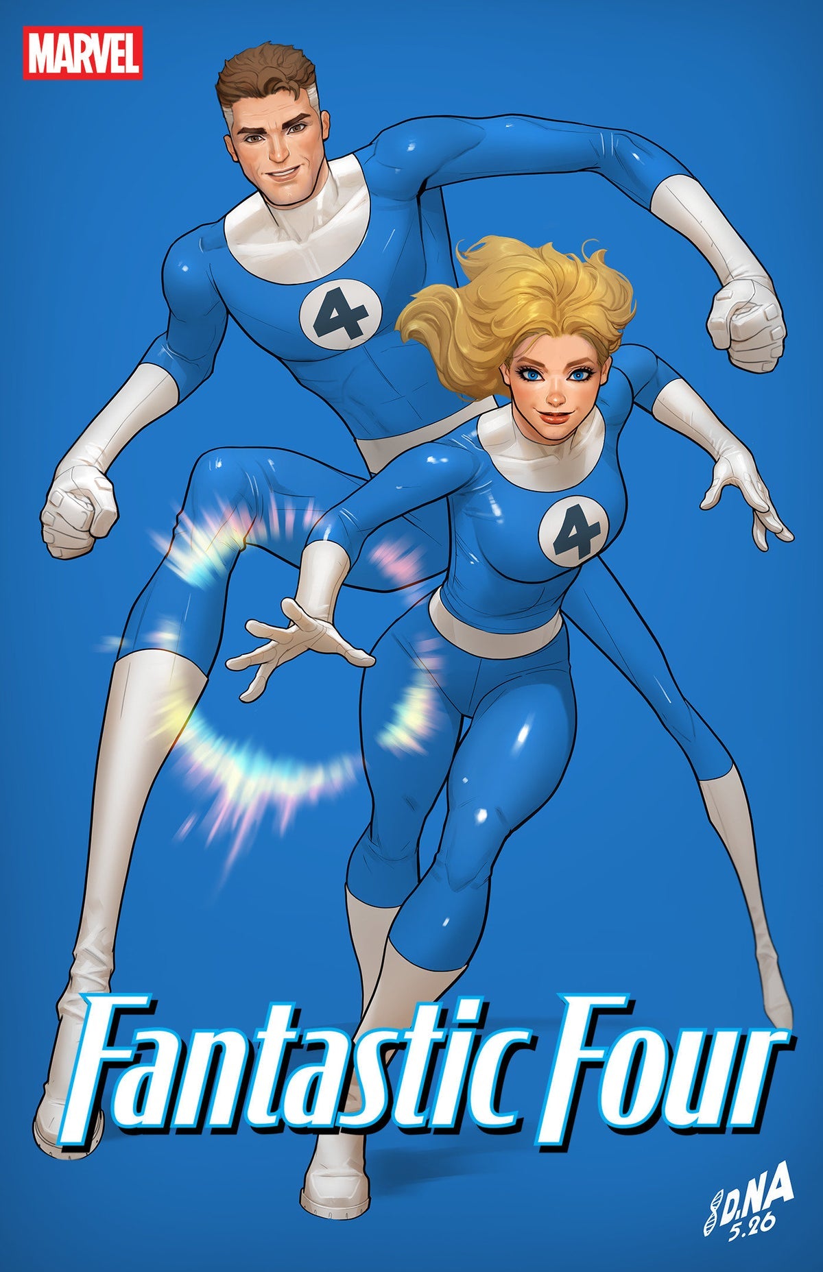 Fantastic Four #14 (David Nakayama Color Block Blue Variant)