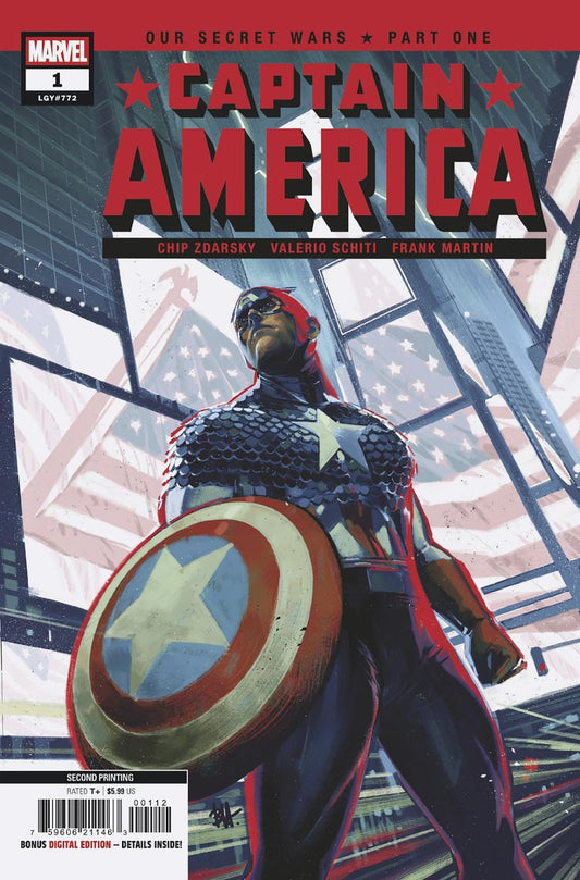 Captain America #1 (2nd Printing)