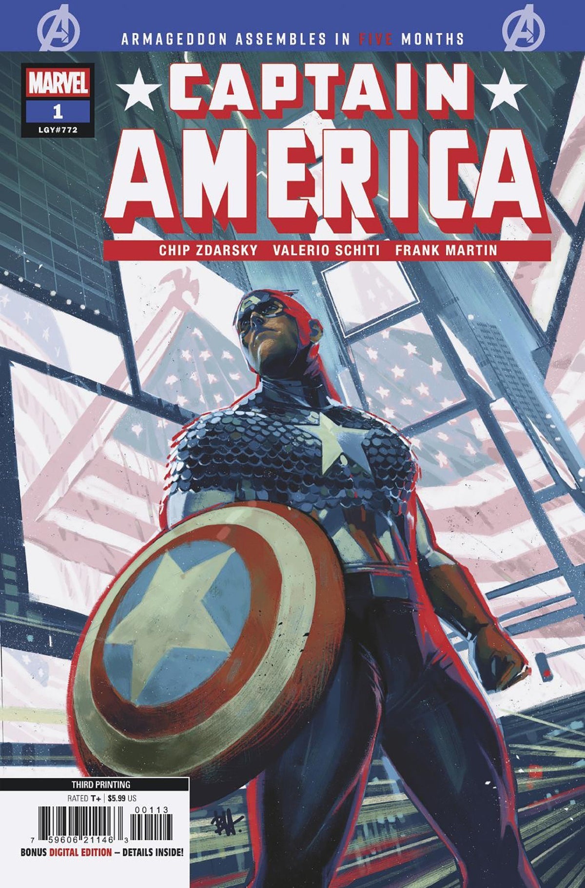 Captain America #1 (3rd Printing)