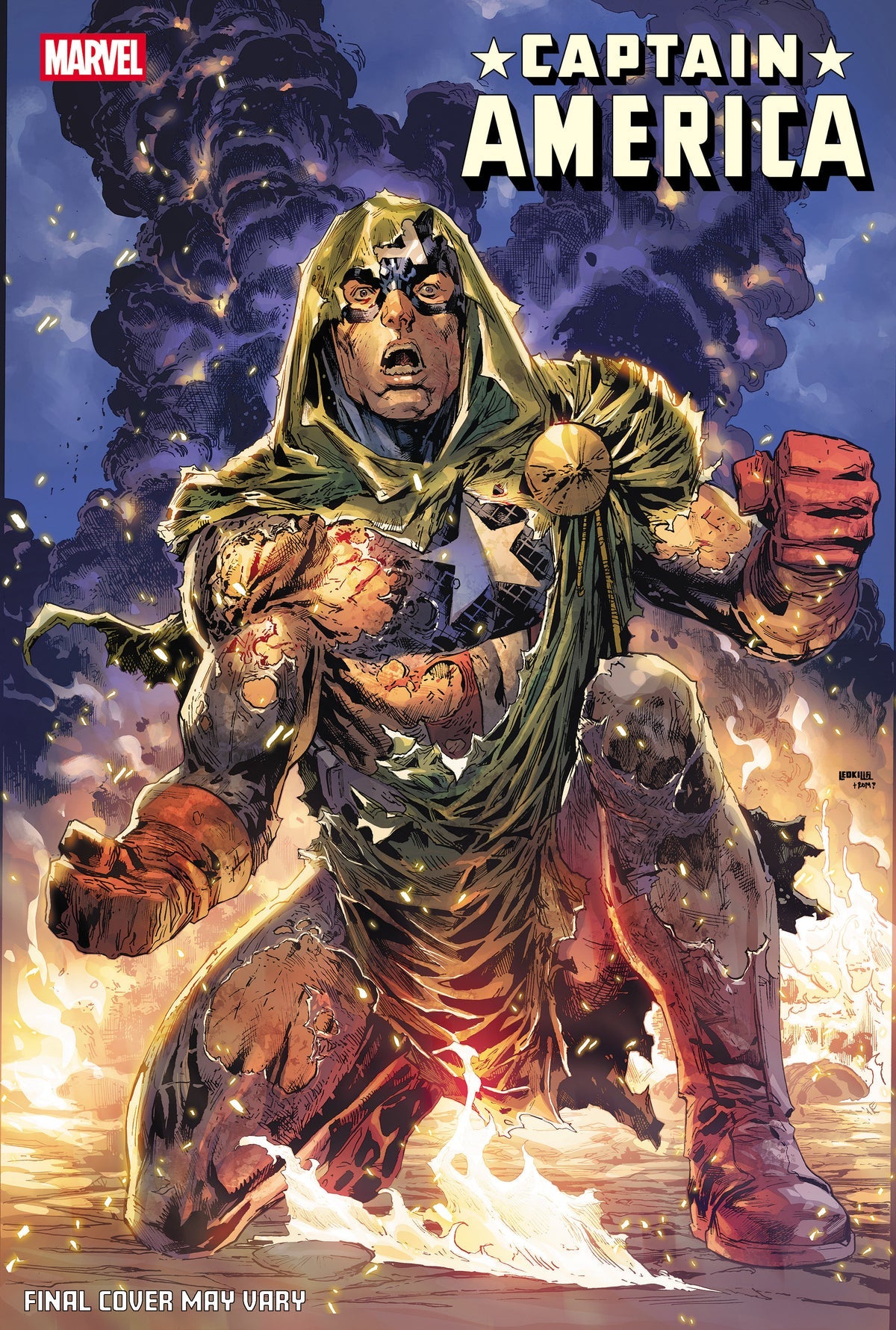 Captain America #8 (Ken Lashley Doom Homage Variant)