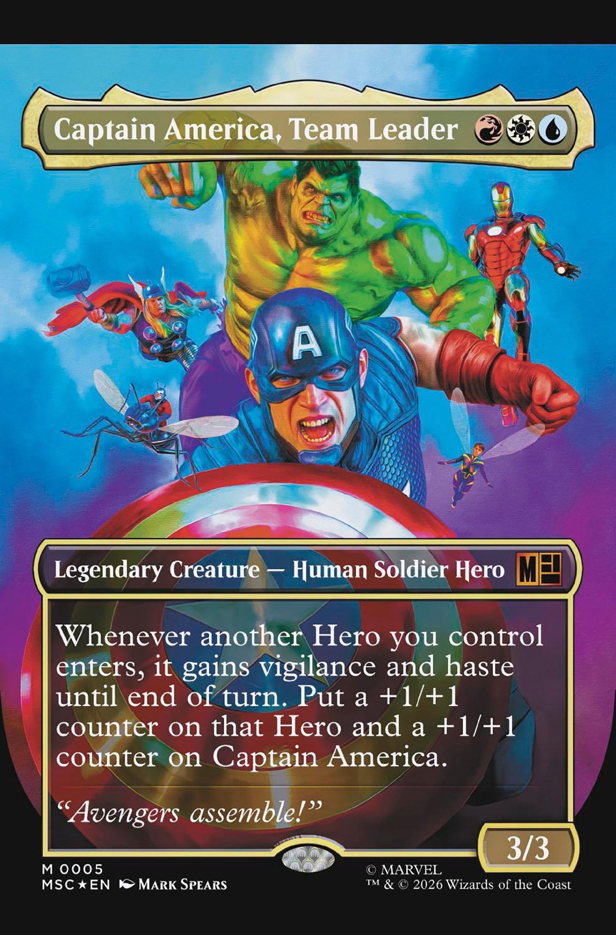 Captain America #12 (Mark Spears Magic: the Gathering Variant)