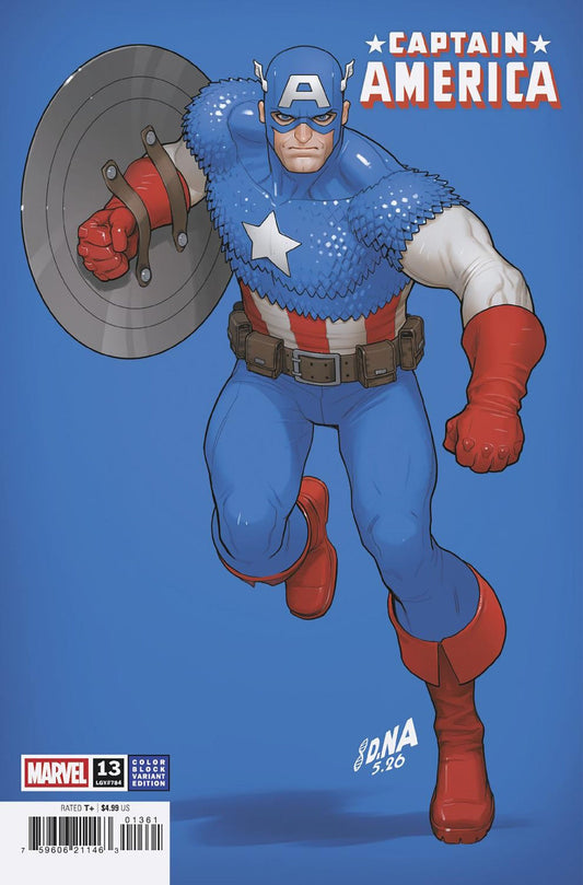 Captain America #13 (David Nakayama Color Block Blue Variant)