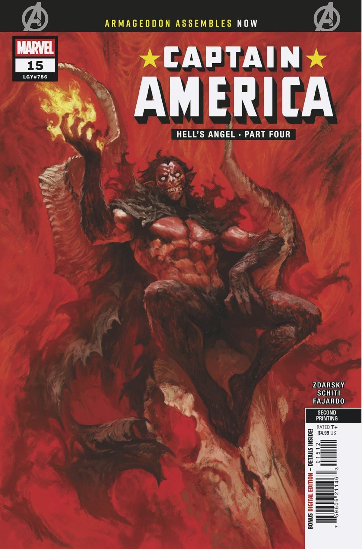 Captain America #15 2nd Printing Skan Srisuwan