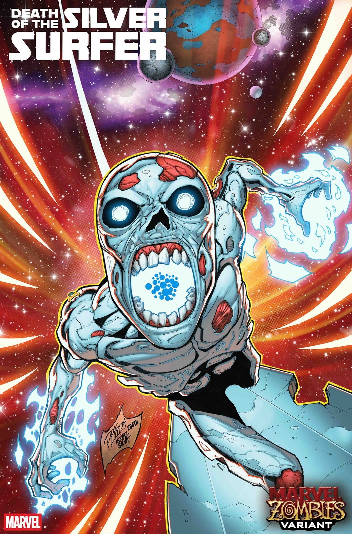 Death of the Silver Surfer #5 (Ron Lim 'Marvel Zombies' Cover)