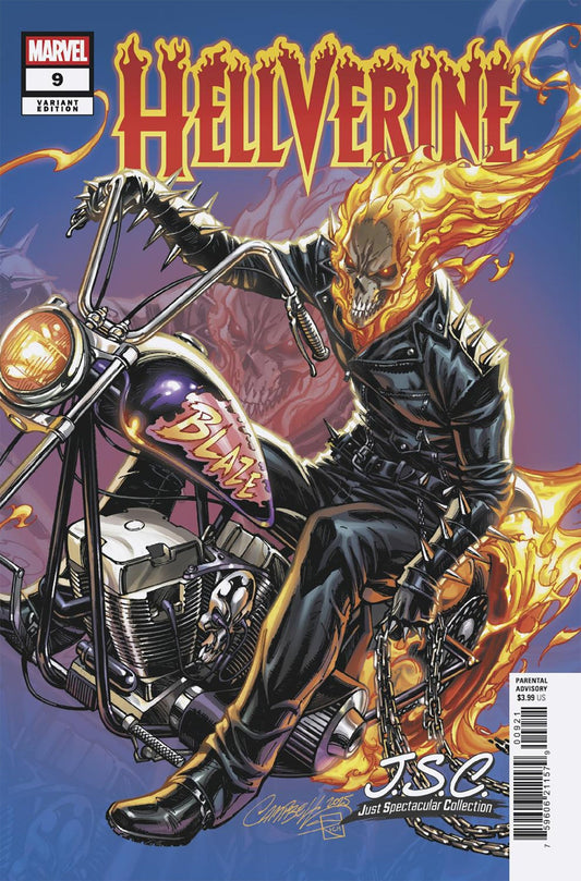 Hellverine #9 (J. Scott Campbell 'Just Spectacular Collection' Cover)