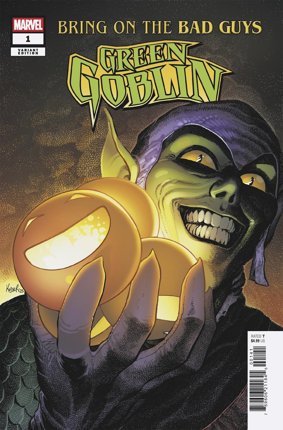 Bring on the Bad Guys: Green Goblin #1 (Aaron Kuder Cover)