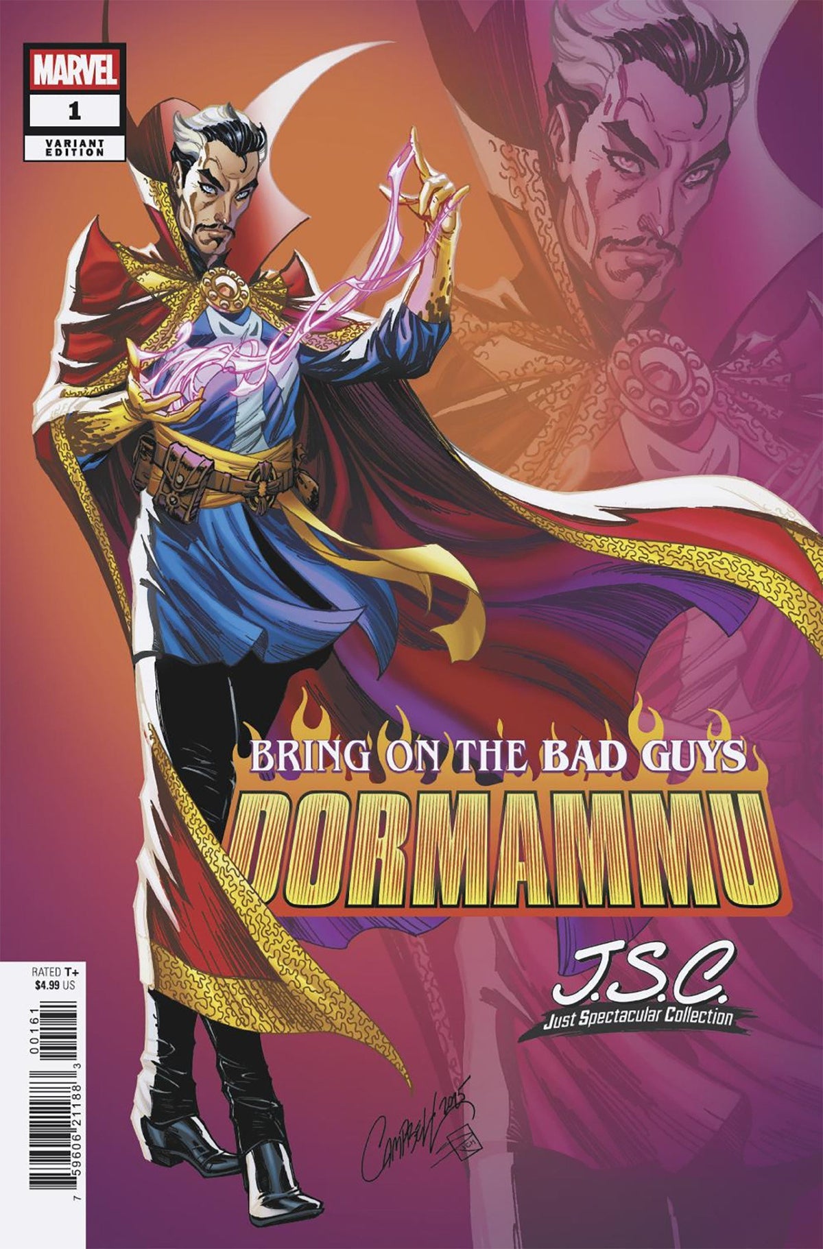 Bring on the Bad Guys: Dormammu #1 (J. Scott Campbell 'Just Spectacular Collection' Cover)