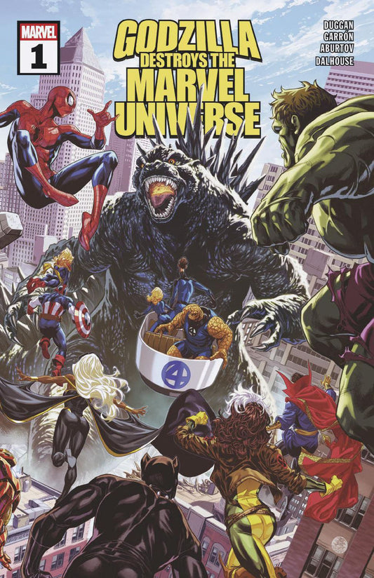 Godzilla Destroys the Marvel Universe #1