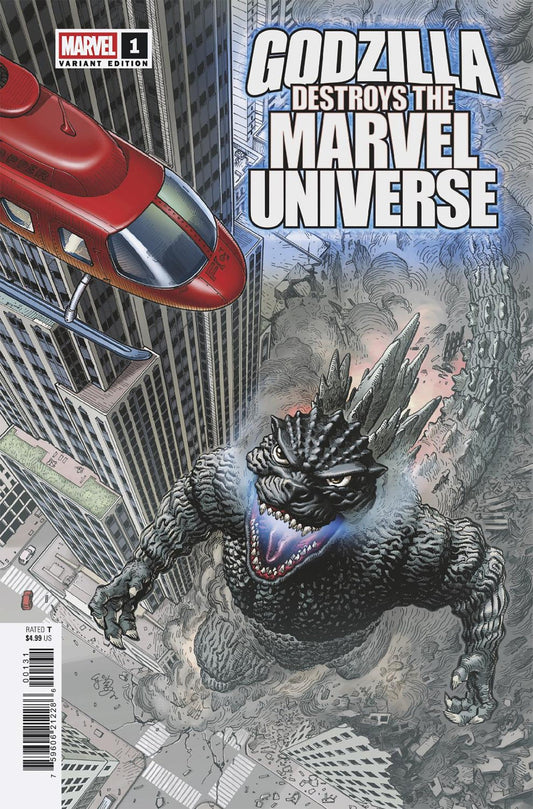 Godzilla Destroys the Marvel Universe #1 (E.J. Su 'Fan Favorite' Cover)