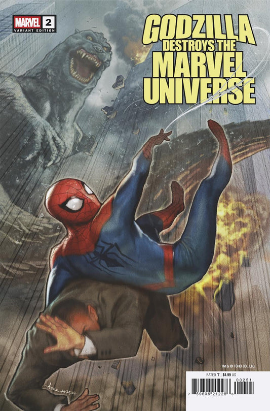Godzilla Destroys The Marvel Universe #2 (Stonehouse Cover)