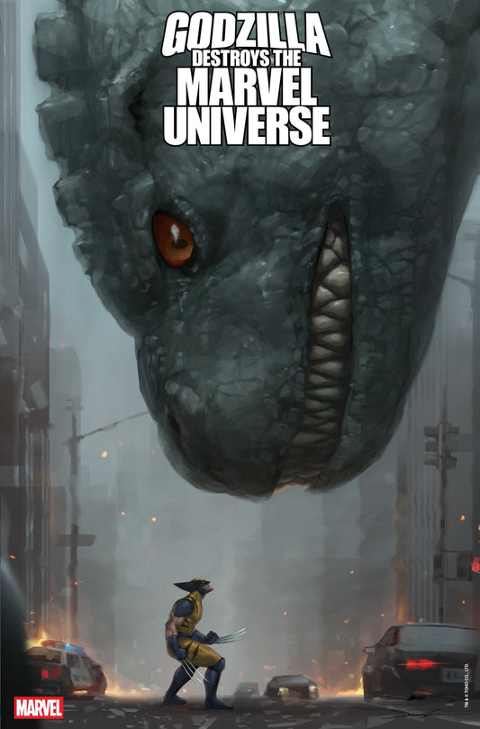 Godzilla Destroys the Marvel Universe #3 (JeeHyung Lee Cover)