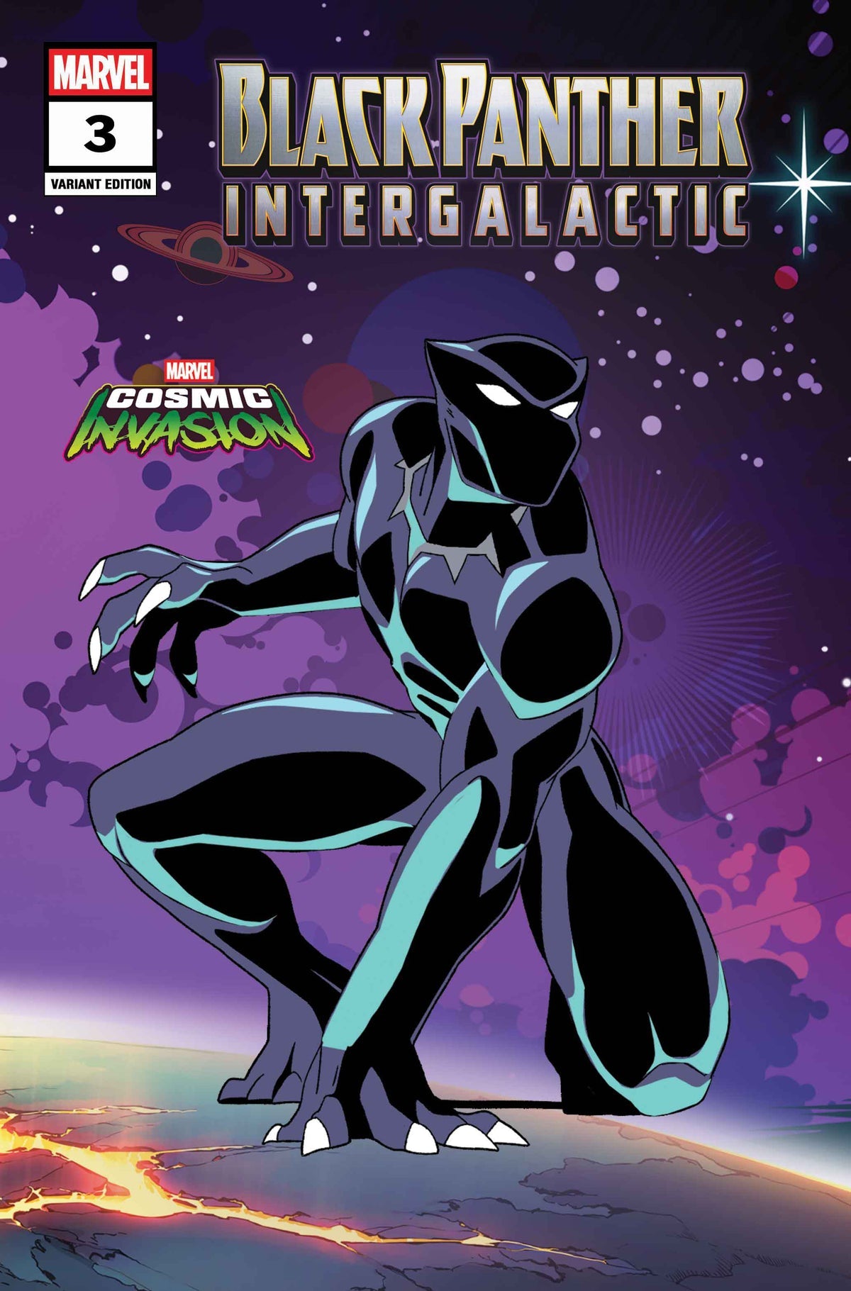 Black Panther: Intergalactic #3 (Tribute Games Marvel Cosmic Invasion Variant)