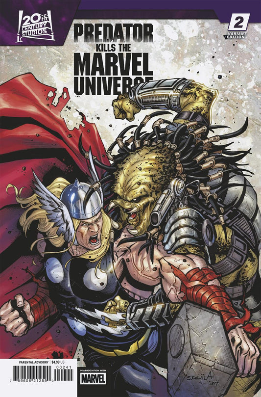 Predator Kills the Marvel Universe #2 (Sergio Fernández Dávila Cover)